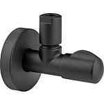 Angle valve black matt, DN 15 (1/2”)