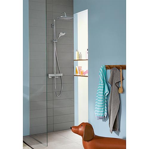 Brause-System Croma E Showerpipe 280 1jet, mit Thermostat Anwendung 2