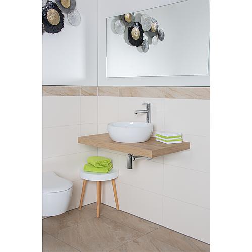 Blata bathroom counter top promotional pack, knotted oak