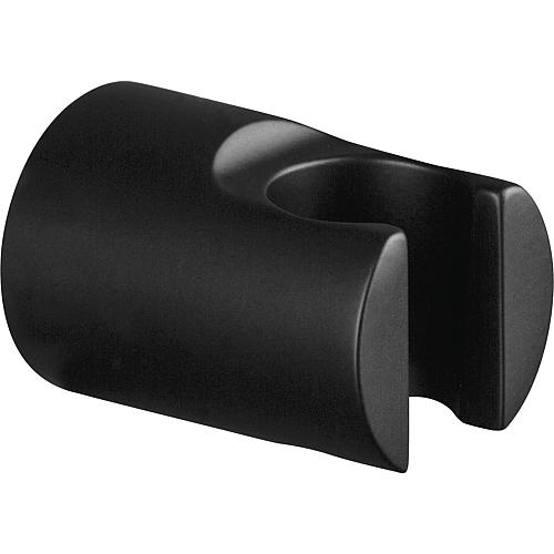 Wall shower holder Enzan Nero, black, matt