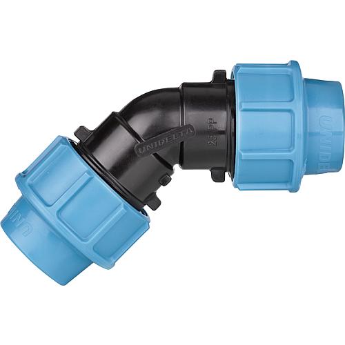 Plastic-plastic connector clamp connectors transition angle 20x20 / 45° ixi