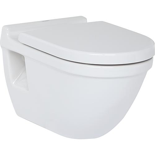 Combi-Pack Duravit Starck 3 Wandtiefspül-WC mit Softclose WC-Sitz, weiß