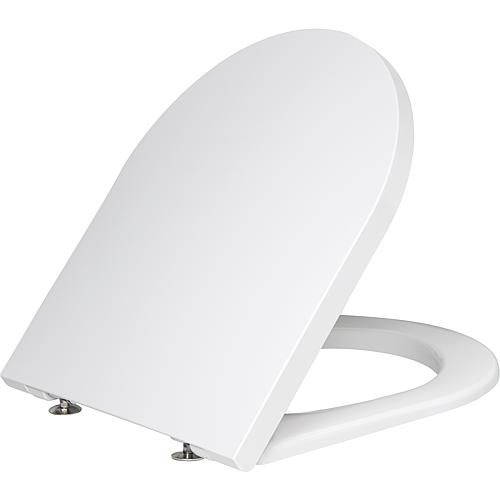 Abattant WC Laufen Kartell softclose, blanc, charnieres en inox