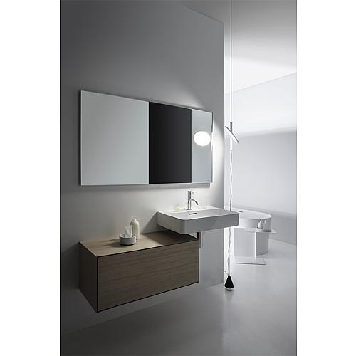 Washbasin Laufen VAL 600x420mm, white, with overflow, 1 tap hole in the centre