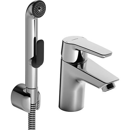 Hansapolo washbasin mixer with functional shower Standard 1