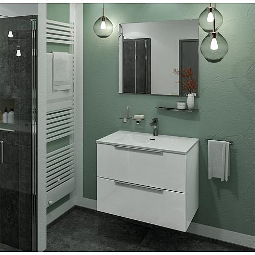 Bathroom furniture set BALI White high gloss 2 pull-outs Width 810 mm