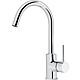 Sink mixer Salsa Compact ND, swivel spout, projection 182 mm, chrome-plated