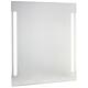 Miroir LED Earline 2 interrupteurs tactiles avec anti-buee, 800x800 mm, 33W