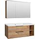 Lossa bathroom furniture set with 2 front drawers and 2 open shelves Standard 3