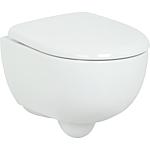 Wall-mounted flushdown toilet, Renova Compact, rimless