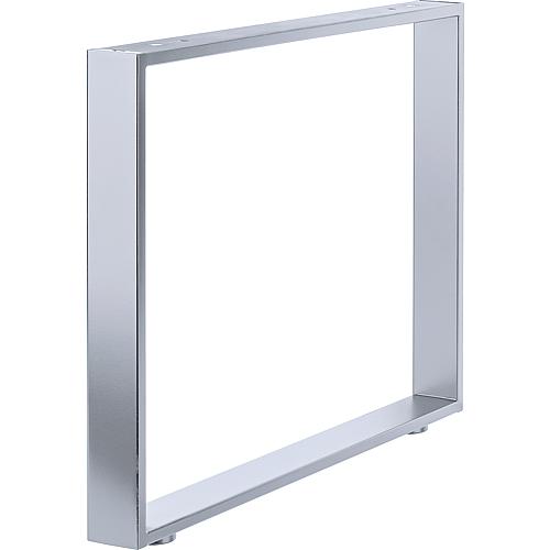 Base frame LOSSA, 1 piece, chrome-plated, W x H x D: 450x340x40 mm