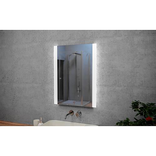 Miroir LED Eira 2.0 avec interrupteur à bascule lxhxp: 600x800x25 mm IP 20 230 V-14, 4W