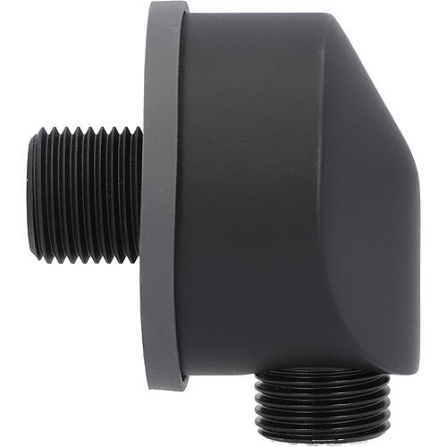 Wall connection elbow Enzan Nero Standard 1