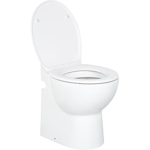 Keramik Stand-WC mit integrierter Hebeanlage und Spülautomatik Gestolette 1010 Anwendung 1