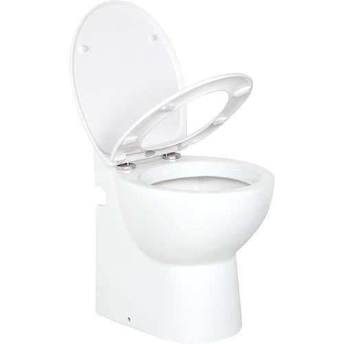 Keramik Stand-WC mit integrierter Hebeanlage und Spülautomatik Gestolette 1010 Anwendung 3