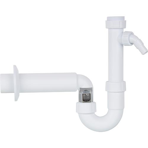 Washbasin, sink and basin siphon