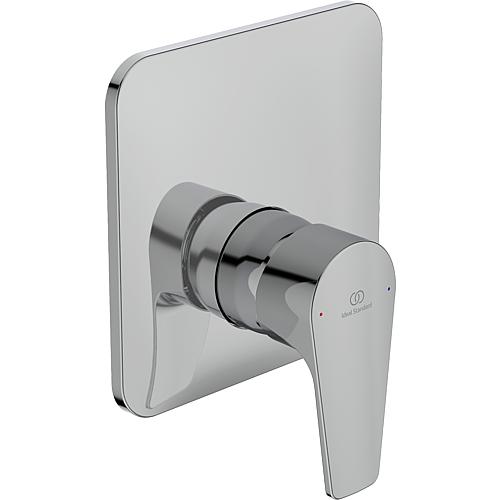 Mitigeur de douche encastré Ideal Standard Cerafine D rosace 163x163 mm chrome