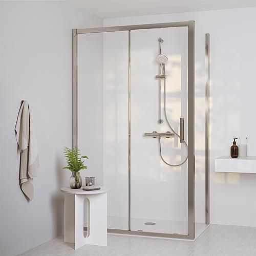 Shower thermostat set Ideal Standard Ceratherm 100 shower bar 900 mm, hand shower Ø 134 mm and shower hose chrome