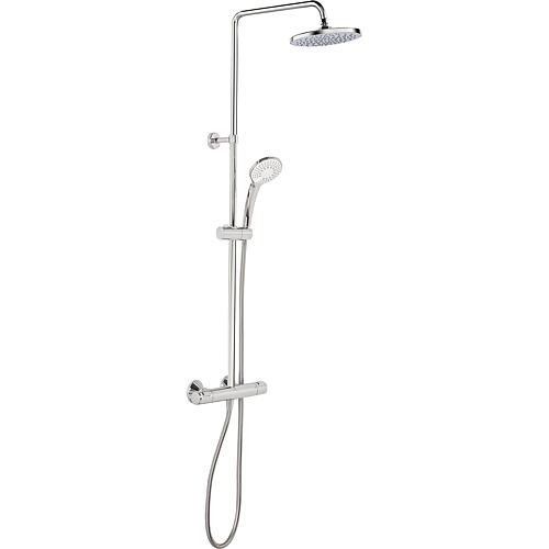 Shower system Ideal Standard Ceratherm 25 hand shower, overhead shower Ø 200 mm and thermostat chrome