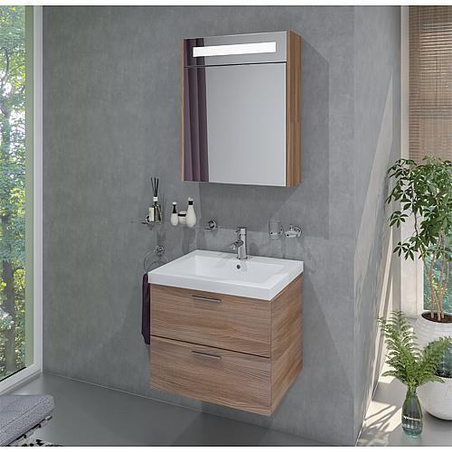 Bathroom furniture set EKRY series MBK hemp elm, 2 drawers