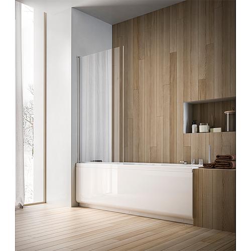 Badewannenaufsatz Eloa 2.0, 1 Glas-Drehelement Standard 1