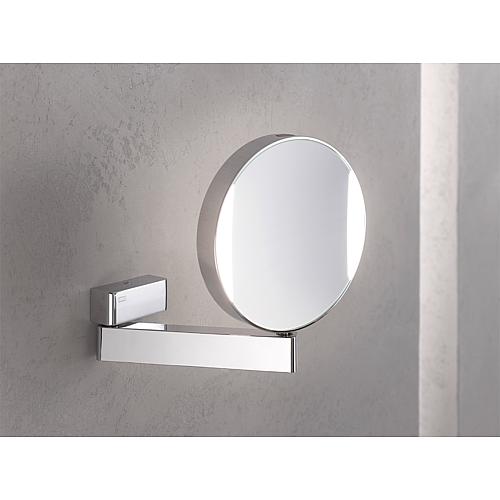 Miroir cosmétique evo, avec éclairage LED et 1 bras pivotant Anwendung 2
