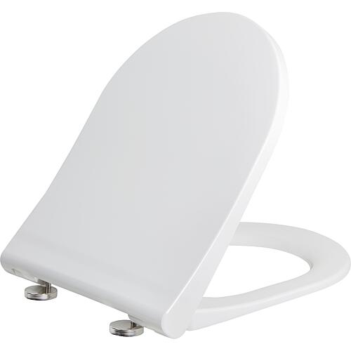 Toilet seats Vitra Integra Slim Wrap white, soft-close, removable WxHxD: 367x20x457mm