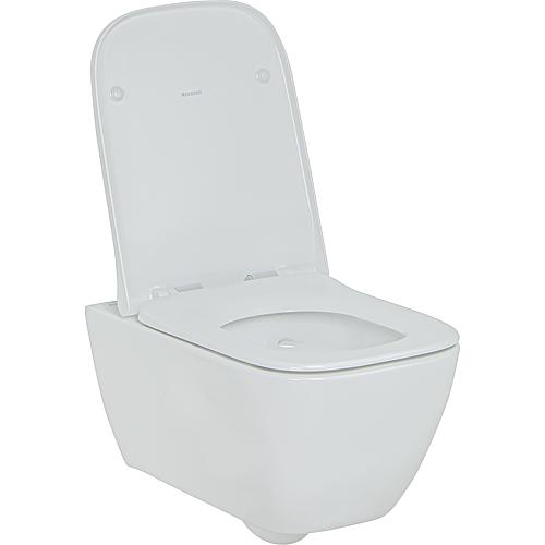 Wall-mounted flushdown toilet Smyle Square, rimless Anwendung 2