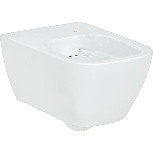 WC-suspendu Geberit Smyle Square sans rebord, blanc lxhxp: 350x330x540mm