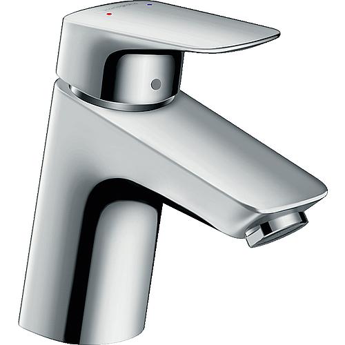 Mitigeur de lavabo Hansgrohe 70 Logis saillie 107 mm chromé sans