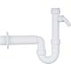 Washbasin, sink and basin siphon