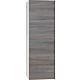 Tall cabinet ELA with soft close, body white smt, front robinia grey, 400x1200x350 mm