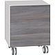 Washbasin base cabinet ELA body white smt, front robinia grey, 400x400x350 mm