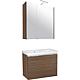 Bathroom furniture set EOLA, 2 doors, khaki oak, width 700 mm