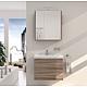 Kit meubles de salle de bains Eola, largeur 710 mm, 2 tiroirs Standard 10