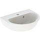 Lavabo Geberit Renova blanc lxhxp: 450x173x360mm 1 trou robinet, écoul. inclus