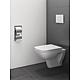 Wall-mounted washdown WC S20, angular shape, rimless Anwendung 2