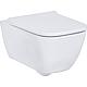 Wall-mounted flushdown toilet Smyle Square, rimless Standard 1