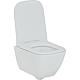 Wall-mounted flushdown toilet Smyle Square Compact, rimless