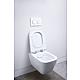 Wall-mounted flushdown toilet Smyle Square Compact, rimless