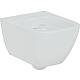 Wall-mounted flushdown toilet Smyle Square Compact, rimless Anwendung 1