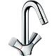 2-handle washbasin mixer Hansgrohe Logis, projection 145 mm, chrome