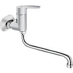 Alpha 350 wall-mounted washbasin mixer