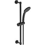 Shower set Idealrain, with 1-function hand shower, matt black