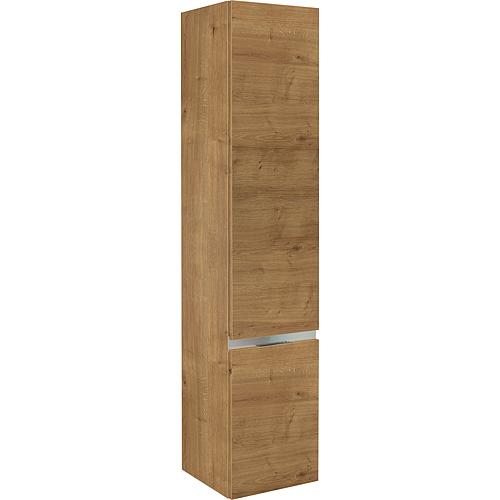 Tall cabinet series MBK, 2 doors, Arlington oak, left stop, 350x1625x370 mm