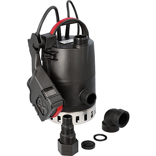 Submersible pump, Unilift, with float switch and float switch holder Standard 1