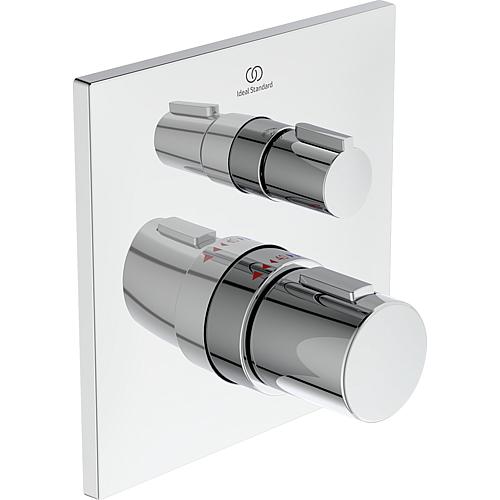 CeraTherm C100 flush-mounted shower thermostat, square Standard 1