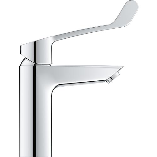 WT-Einhebelmischer Grohe Eurosmart M-Size , chrom mit Push-open Ablauf langer Hebel