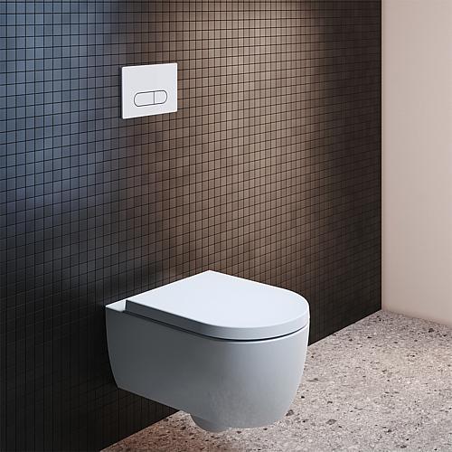 WC suspendu à fond creux Blend Curve, AquaBlade Anwendung 4