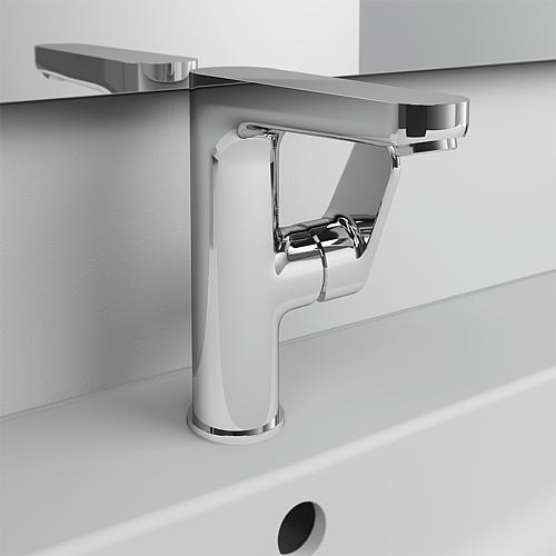 Washbasin mixer Ideal Standard Cerafine O, projection 135 mm chrome without drain set